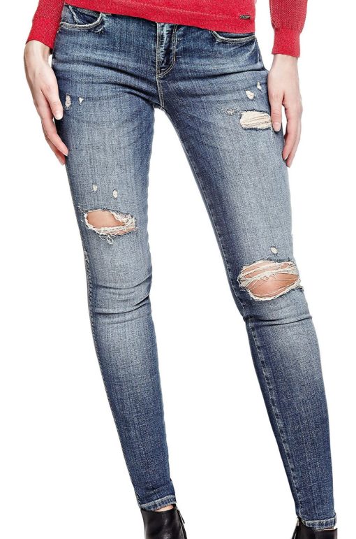 Guess jeans strappato da donna