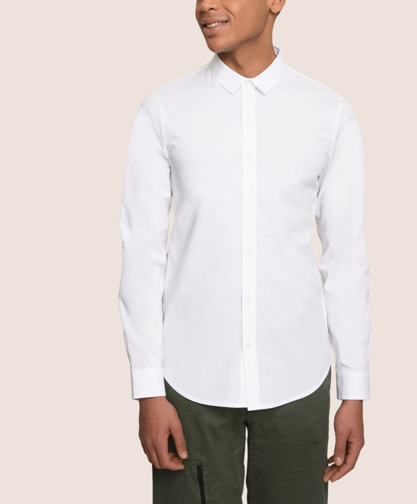 Camicia Classica In CotoneGiorgio Armani in Cotone da Uomo colore Bianco Uomo Camicie da Camicie Giorgio Armani 
