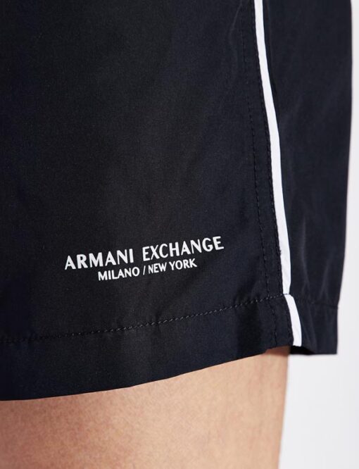 Pantaloncino mare Armani Exchange uomo con tasche laterali-2