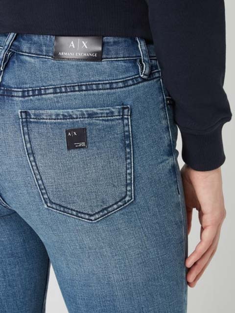 Jeans Armani Exchange donna chiaro super skinny-2