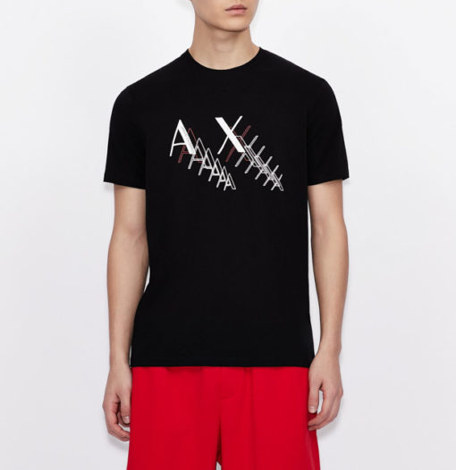 Armani Exchange t-shirt da uomo girocollo slim fit-1