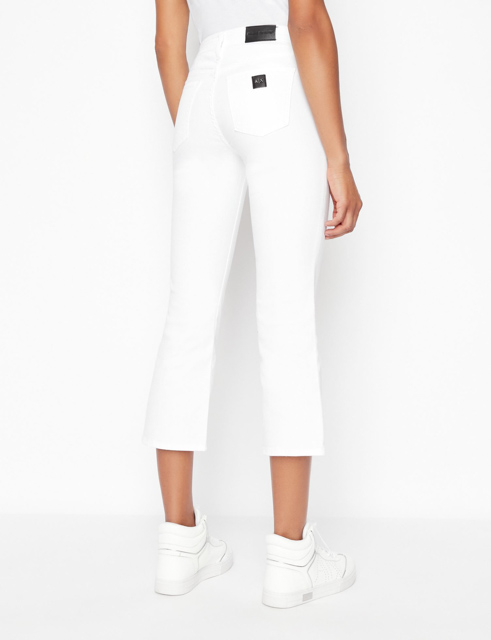 Jeans ARMANI EXCHANGE bianco da donna modello capri-2