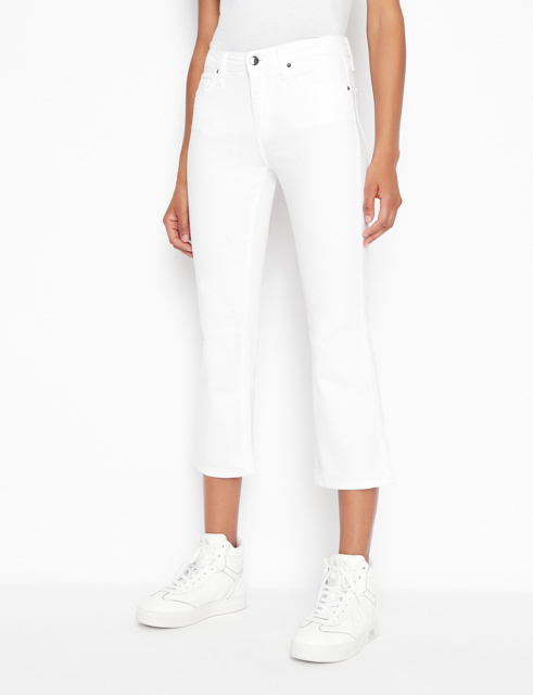 Jeans ARMANI EXCHANGE bianco da donna modello capri-1