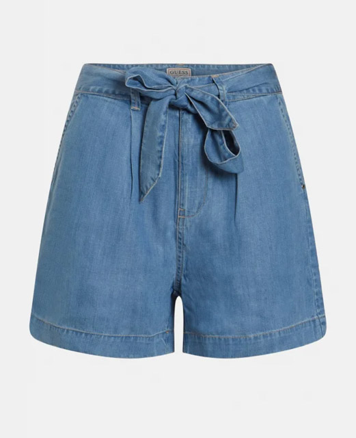 Donna Denim Shorts Blu Taglia: W32 Miinto Donna Abbigliamento Pantaloni e jeans Shorts Pantaloncini 