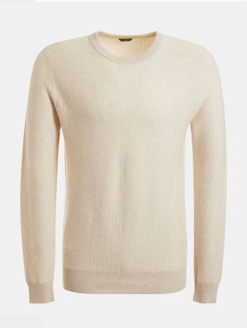 GUESS maglione girocollo in misto lana da uomo-4