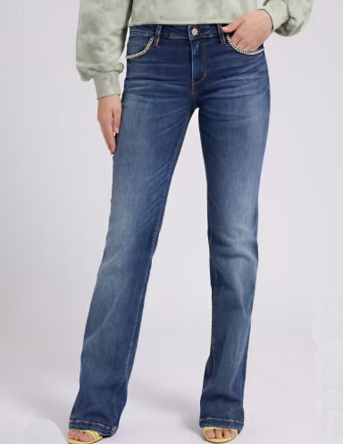 GUESS jeans elasticizzato a zampa donna -3