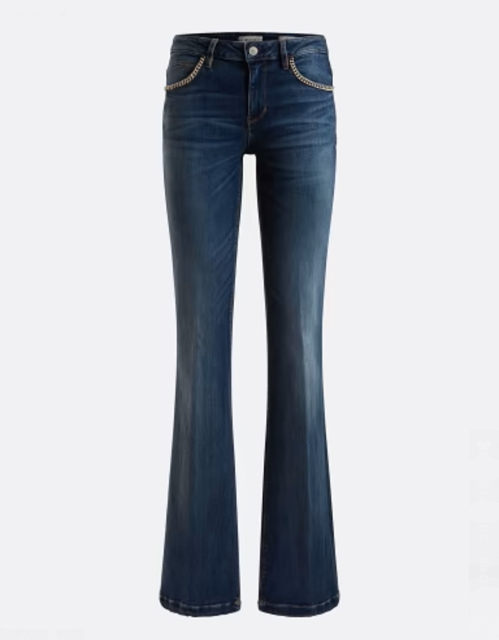 GUESS jeans elasticizzato a zampa donna