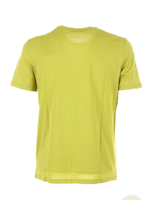 Armani Exchange t-shirt lime con scritta logo da uomo