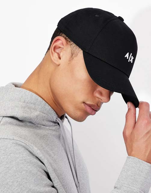 ARMANI EXCHANGE cappello baseball uomo con piccolo logo AIX-3