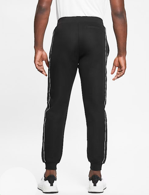 Pantalone tuta GUESS nero con banda laterale da uomo-2