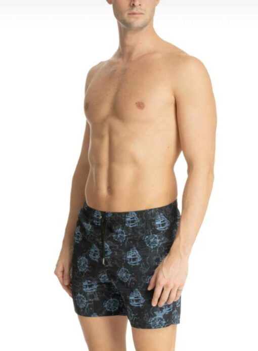 Boxer da mare in fantasia EMPORIO ARMANI da uomo-2