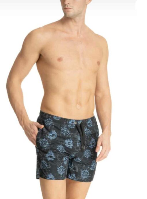 Boxer da mare in fantasia EMPORIO ARMANI da uomo