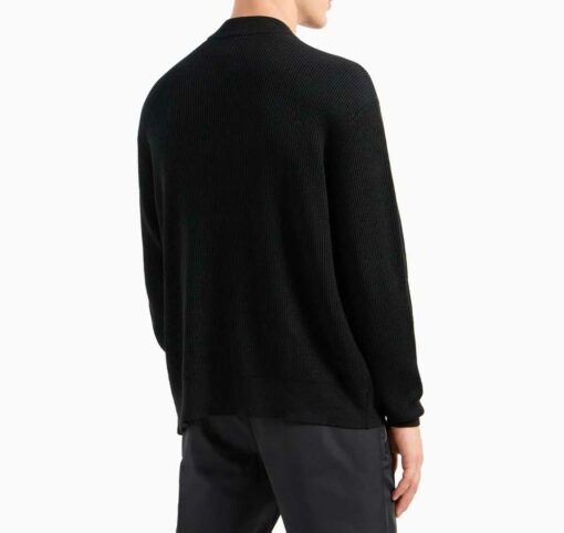 MAGLIONE NERO A COSTINE ARMANI EXCHANGE UOMO-3