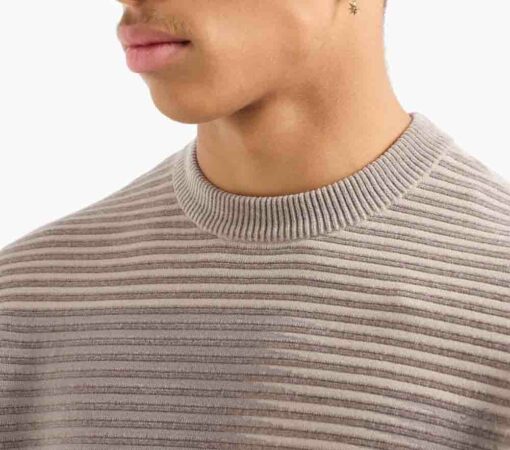 Maglione ARMANI EXCHANGE relaxed fit motivo a righe-5