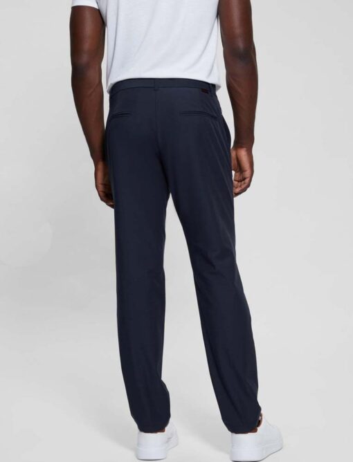 GUESS pantalone uomo blu in tech stretch-3