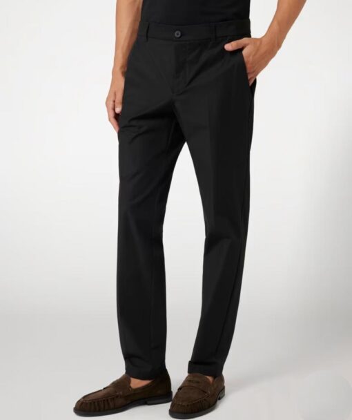 GUESS pantalone uomo nero in tech stretch