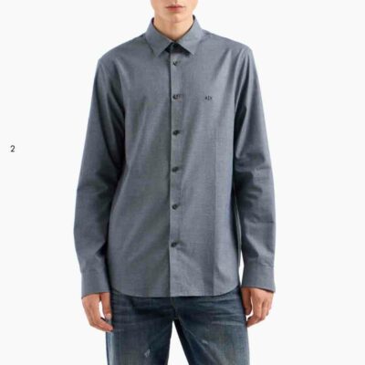 Camicia uomo ARMANI EXCHANGE con micro quadretto