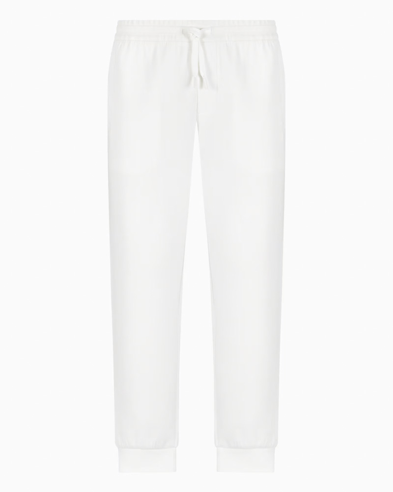 ARMANI EXCHANGE pantalone tuta bianco uomo