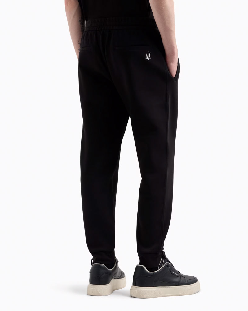 ARMANI EXCHANGE pantalone tuta nero uomo-4