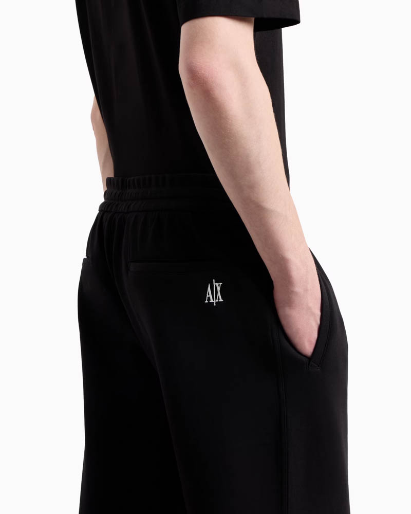 ARMANI EXCHANGE pantalone tuta nero uomo-3