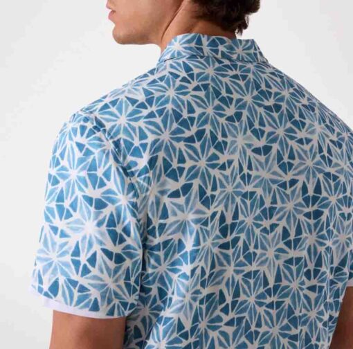 Camicia GUESS uomo a mezza manica in fantasia-4