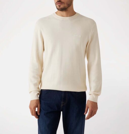 GUESS maglia panna da uomo girocollo da uomo