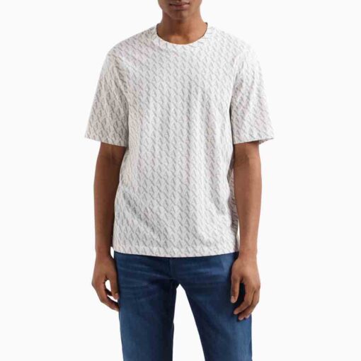 Maglietta uomo ARMANI EXCHANGE regular fit in cotone-4