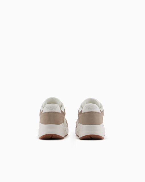 Sneakers allacciate ARMANI EXCHANGE uomo con inserti a contrasto-3