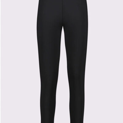 PANTALONE Denny Rose nero in jersey lucido elasticizzato