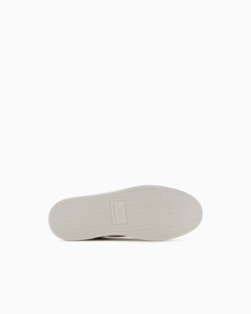 sneakers beige in vera pelle scamosciata da uomo ARMANI EXCHANGE-3