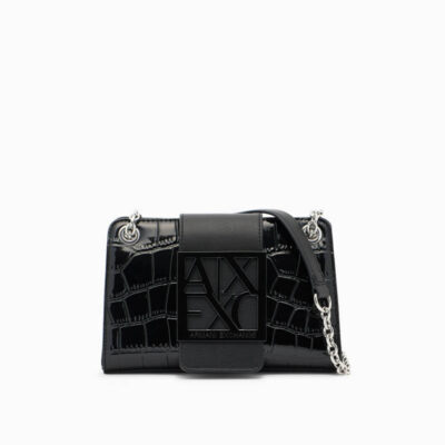 Borsa ARMANI EXCHANGE a tracolla piccola con logo sagomato