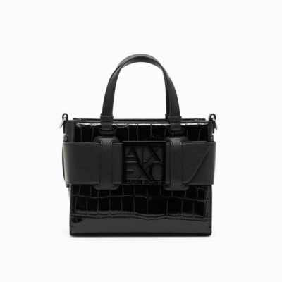 ARMANI EXCHANGE BORSA TOTE COCCO CON LOGO