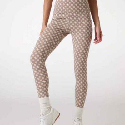 Leggings GUESS in microfibra stretch e logo all over