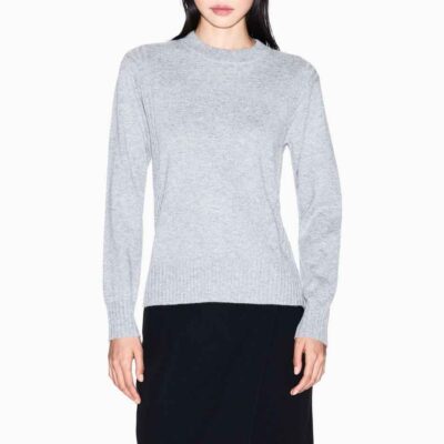 ARMANI EXCHANGE MAGLIONE GRIGIO MISTO CASHMERE DONNA CON LUREX