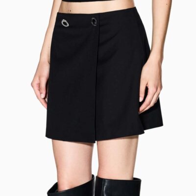 Gonna da donna nera corta ARMANI EXCHANGE