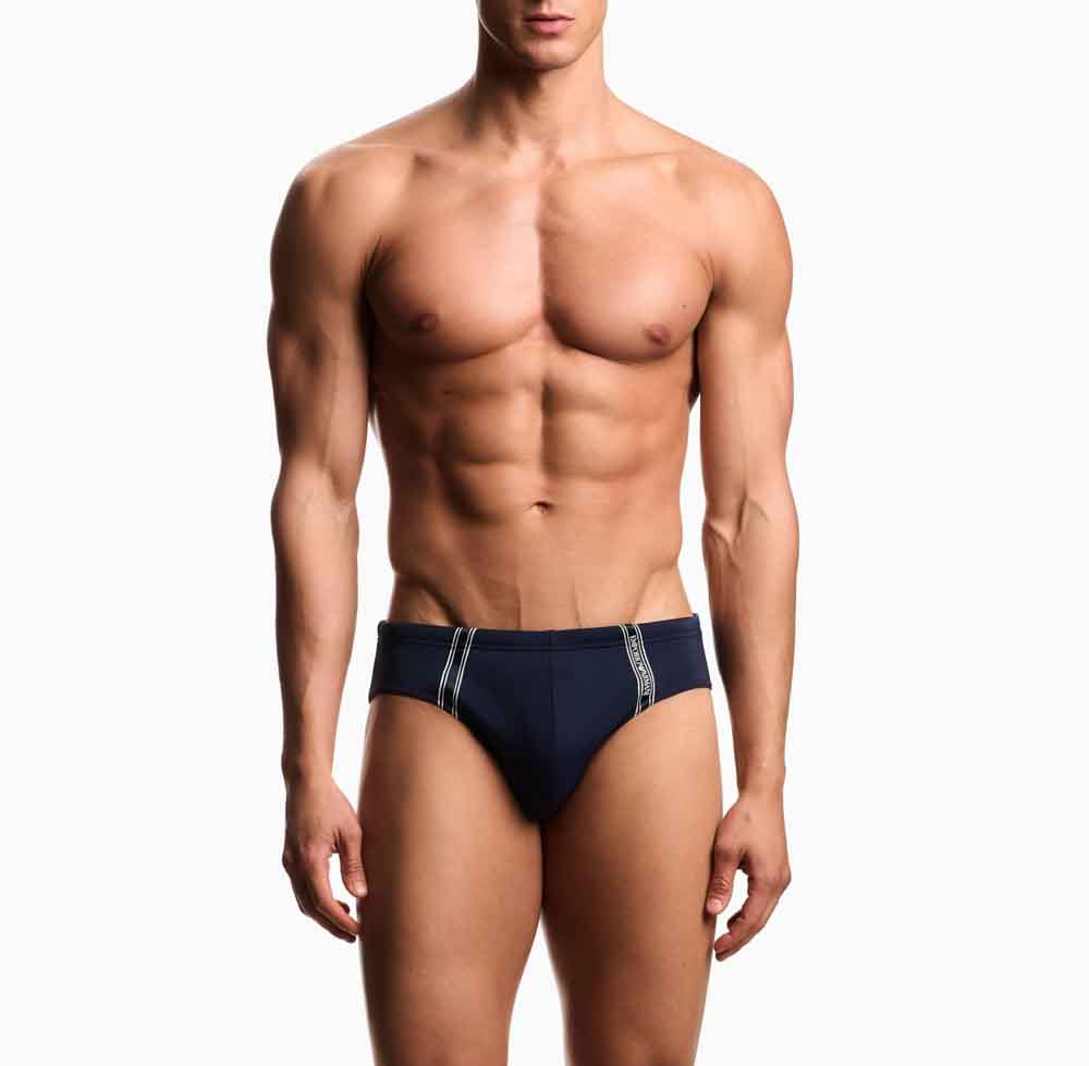 Costume slip blu mare EMPORIO ARMANI uomo