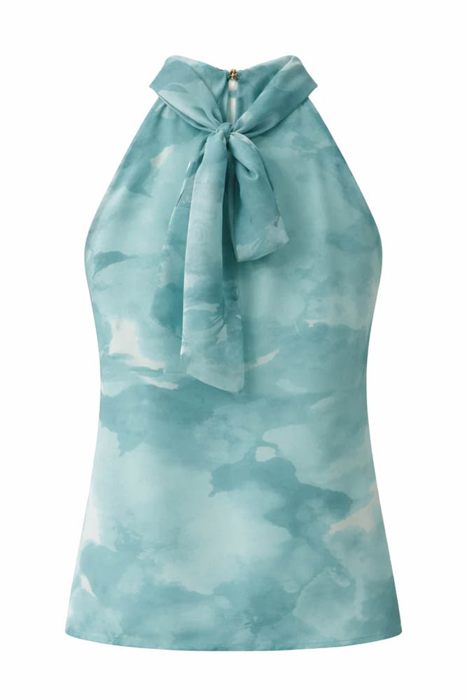ARTIGLI top donna scollo america in fantasia