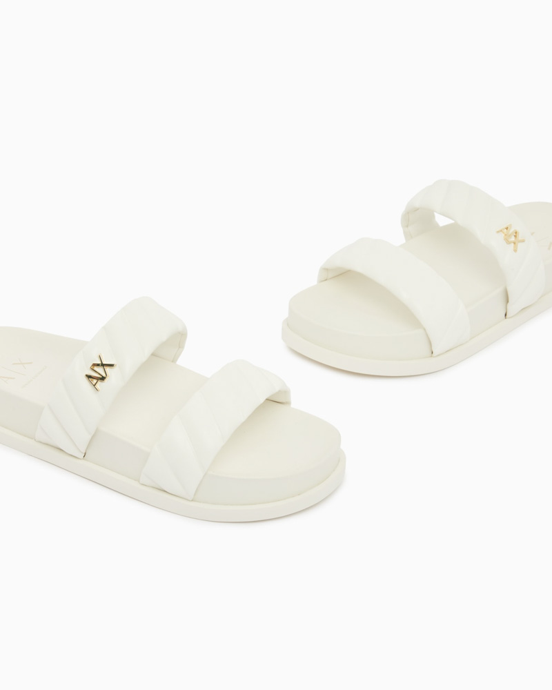 ARMANI EXCHANGE sandalo panna basso donna -6